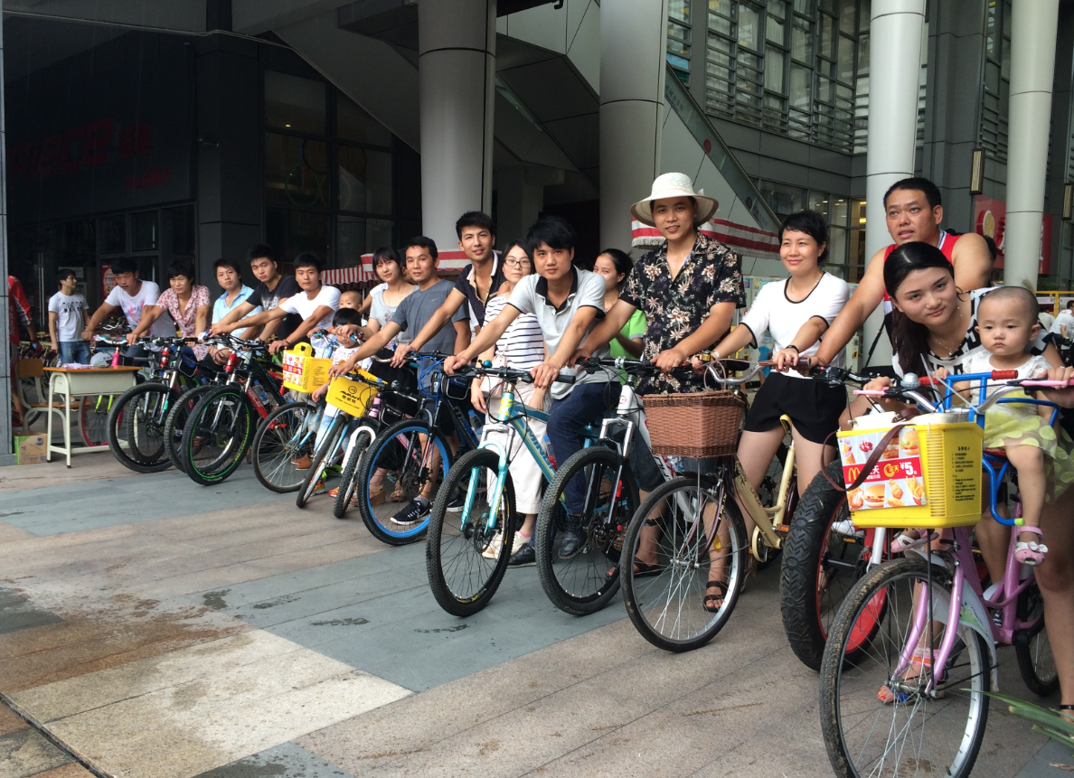 湘汝团队之家----松山湖骑单车活动