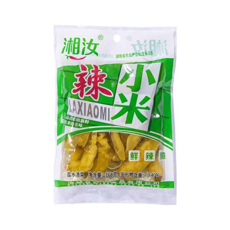 湘汝小米辣椒泡椒168g