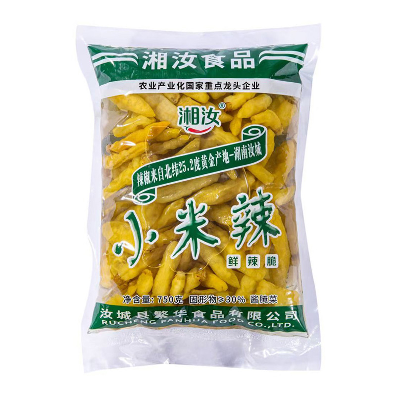 湘汝小米辣椒泡椒1袋750g